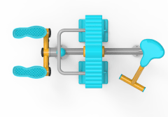 Oturarak Bel Cevirme ve Step Aleti PF-208 | Dış Mekan Spor Aletleri | Erse Kent Mobilyaları